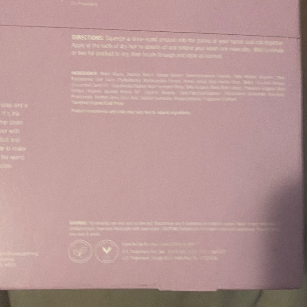 Raw Sugar Not So Dry Shampoo - Pink - Picture 5 of 5